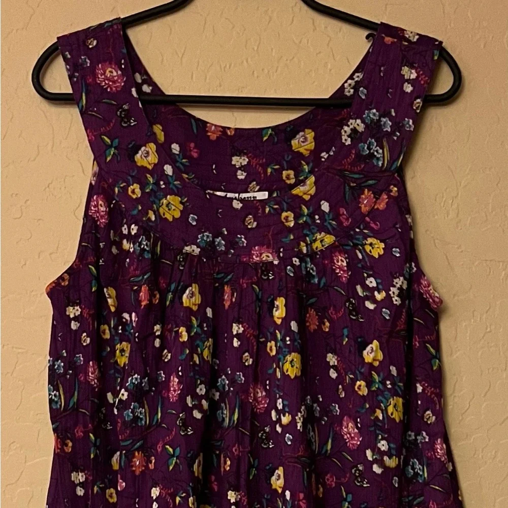 Anthony Richards Purple Floral & Butterfly Print Sundress - Picture 4 of 16